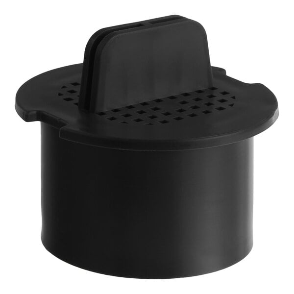 A black cylindrical air filter with a perforated top and a vertical handle, designed for the MCC220 model.