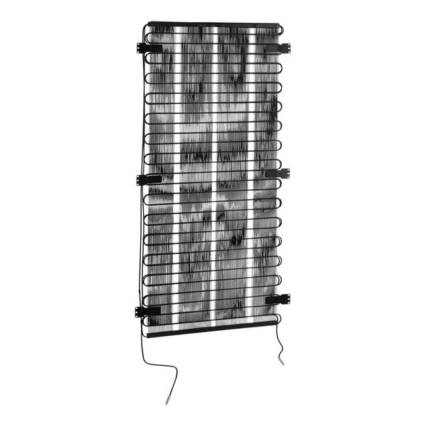 A black condenser coil designed for use with the MCC220 refrigeration unit.
