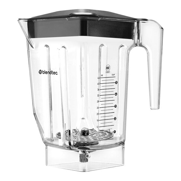 Blendtec Wildside+ Ultra 40-633-70 88 oz. Clear Cold Foam Jar with Hard Lid