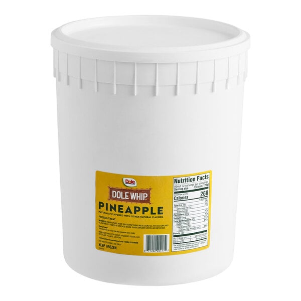 Dole Whip Pineapple Fruit Sorbet 3 Gallon
