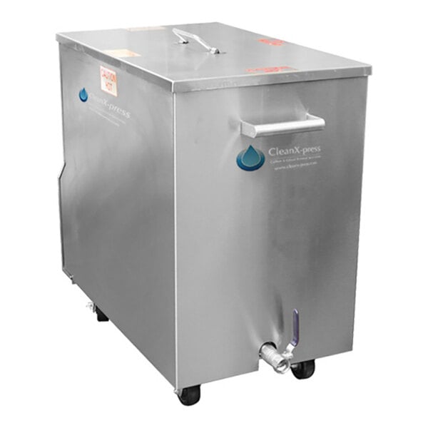 Clean X-Press CXP006 CleanTank 60-Gallon Stainless Steel Heated Soak Tank - 120V