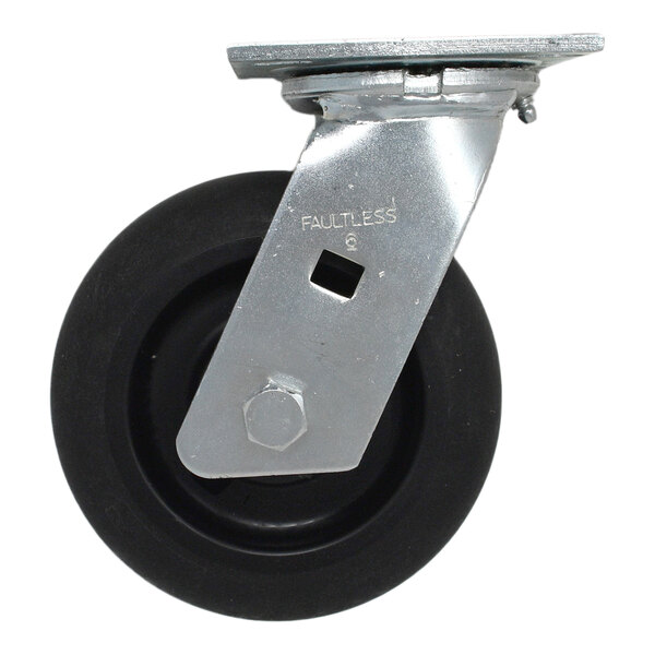 Rubbermaid® FG7931L20000 6" Swivel Plate Caster for Select Rubbermaid® Platform Trucks - 2/Case