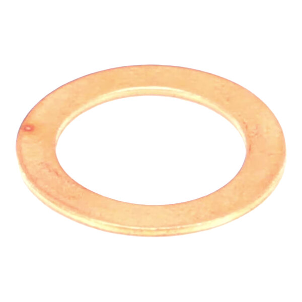 A flat, circular copper washer with a central hole, measuring 22x15x1 mm.