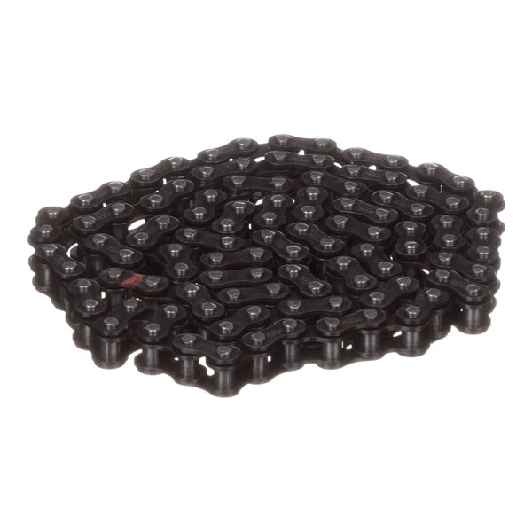 A metal chain kit with 106 links, typically used for mechanical or industrial applications.