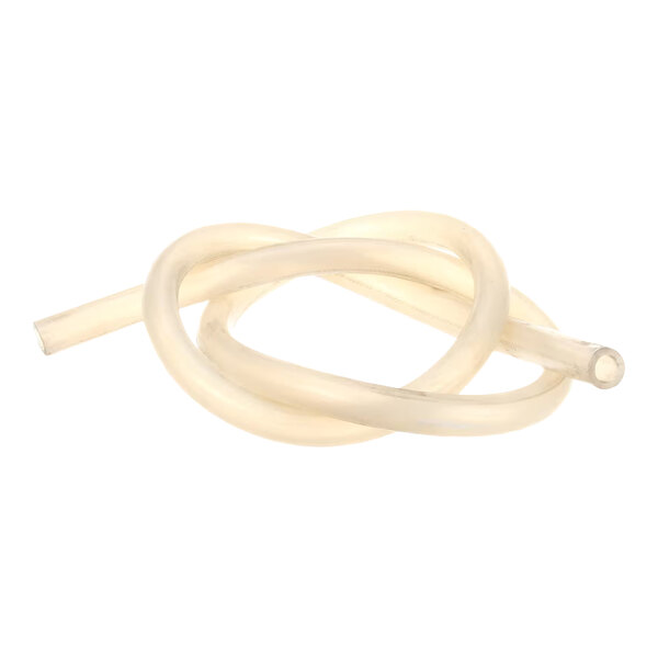 A clear flexible hose used for a drain drip tray.