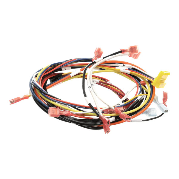 A set of multicolored electrical wires with connectors, designed for use with a dual Eggstation.