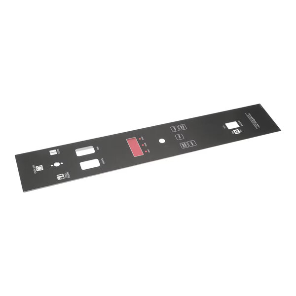 A rectangular Blodgett 57792 panel decal for DFG SSD LH control with labeled cutouts and printed instructions.