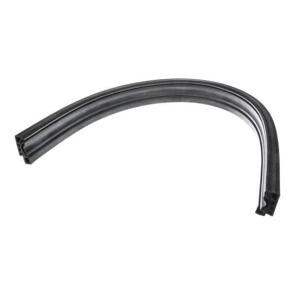 A black rubber bottom seal gasket for a Blodgett roll-in oven.