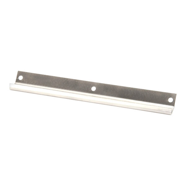 A metal pivot bracket with three holes for mounting.