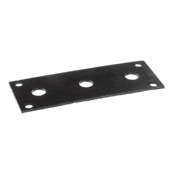 A rectangular black gasket with five circular holes, designed for use with Blodgett equipment.