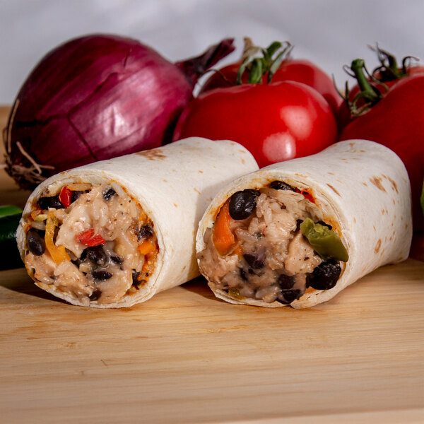 Tres Picosos Chicken Fajita Burrito 8 oz. - 12/Case