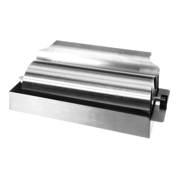 A stainless steel butter wheel assembly kit for commercial kitchen use.
