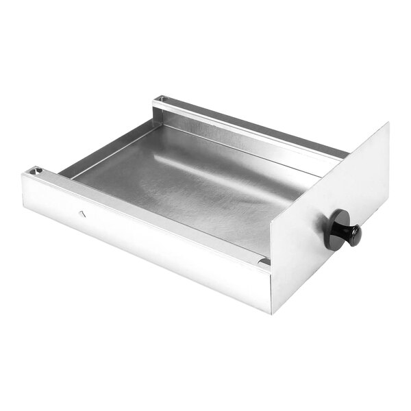 A rectangular metal top cover assembly with a front handle.