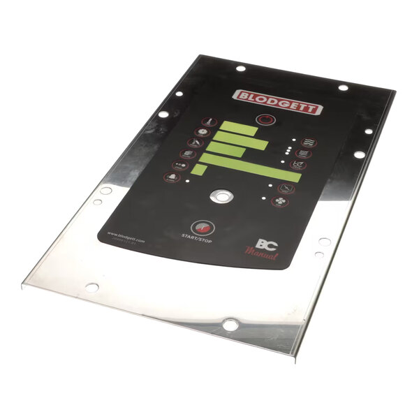 A Blodgett abutment plate with control panel for a BCM oven.