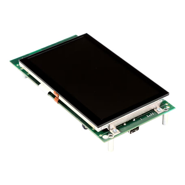 A rectangular electronic control module with a touchscreen display mounted on a green circuit board, used for Blodgett equipment.