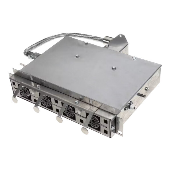 A stainless steel Blodgett 57898 burner assembly for liquid petroleum, designed for ES200 ovens.