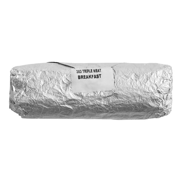 Tres Picosos 3X3 Triple Meat Breakfast Burrito 8 oz. - 20/Case
