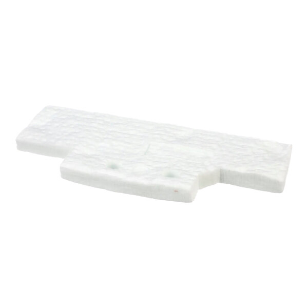 An Antunes 0400453 End Housing Insulation piece made of white foam material.