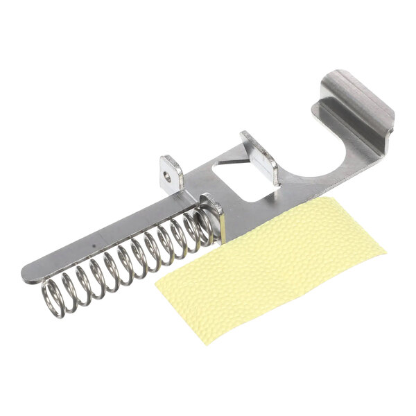 A metal spring guide kit with a coiled spring and mounting bracket, used for Antunes equipment.