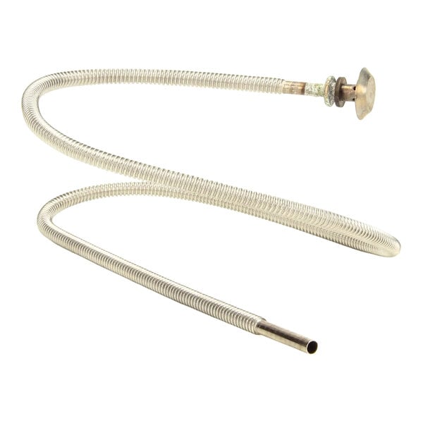 A flexible metal pilot tube assembly for a commercial kitchen appliance.