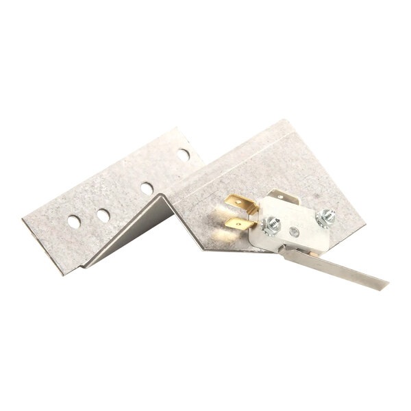 A metal door switch assembly for a commercial oven or appliance.