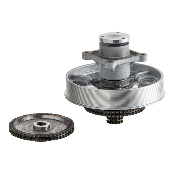 A metal clutch assembly with a chain sprocket, designed for the Estella SM40 mixer.