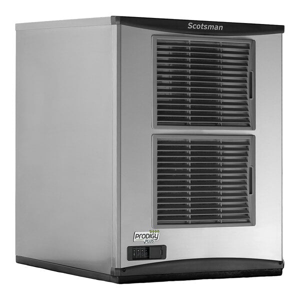 A commercial Scotsman Prodigy Plus Series air-cooled hard nugget ice machine.
