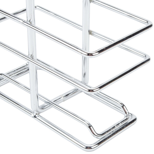 Tablecraft 2 15/16" x 5 1/8" x 14 5/8" Chrome Rack - 6/Case