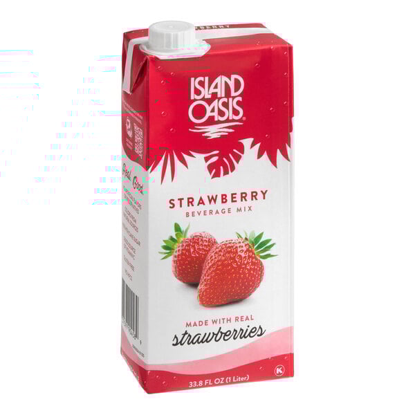 Island Oasis Strawberry Beverage Mix 1 Liter