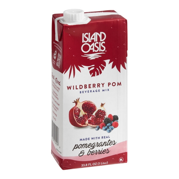Island Oasis Wildberry Pom Beverage Mix 1 Liter