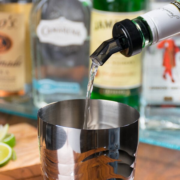 Tablecraft Smoke Liquor Pourer with Screen 295X - 144/Case