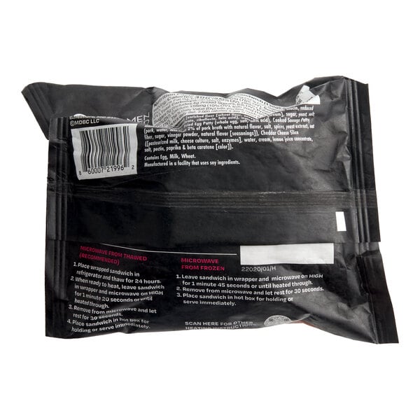 Mason Dixie Sausage, Egg, and Cheese Croissant Breakfast Sandwich 4.6 oz. - 12/Case