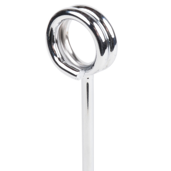 American Metalcraft 12" Chrome Stainless Steel Swirl Base Card Holder - 12/Case