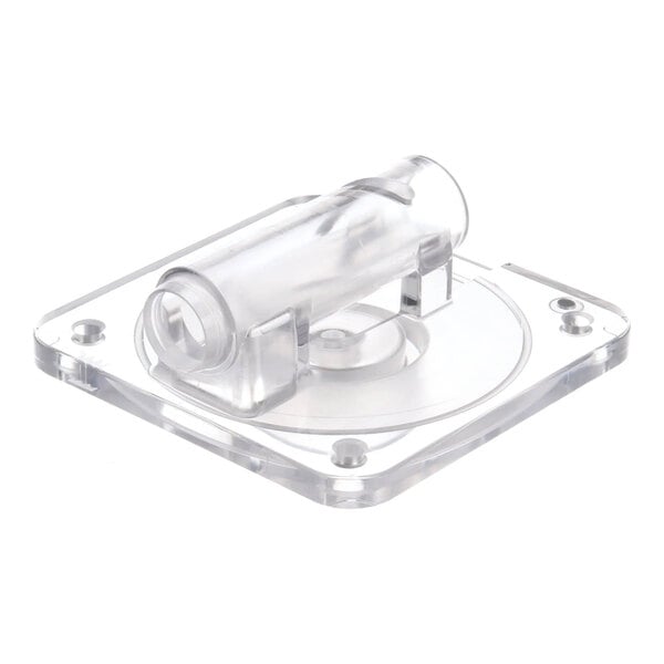 A clear plastic partial door component for a Taylor slush machine, model X83427SER3.