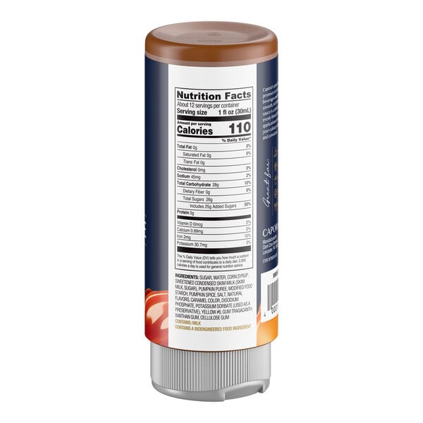 Capora Pumpkin Pie Flavoring Sauce 12 fl. oz. - 6/Case