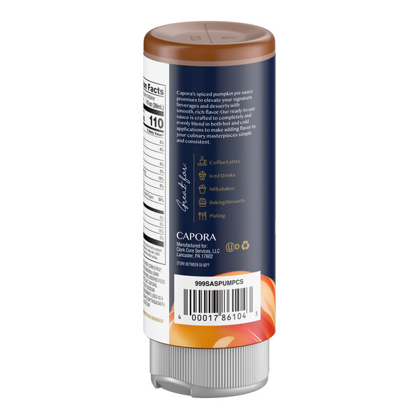 Capora Pumpkin Pie Flavoring Sauce 12 fl. oz. - 6/Case