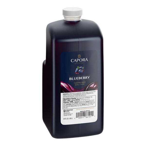Capora Blueberry Flavoring Sauce 64 fl. oz. - 6/Case