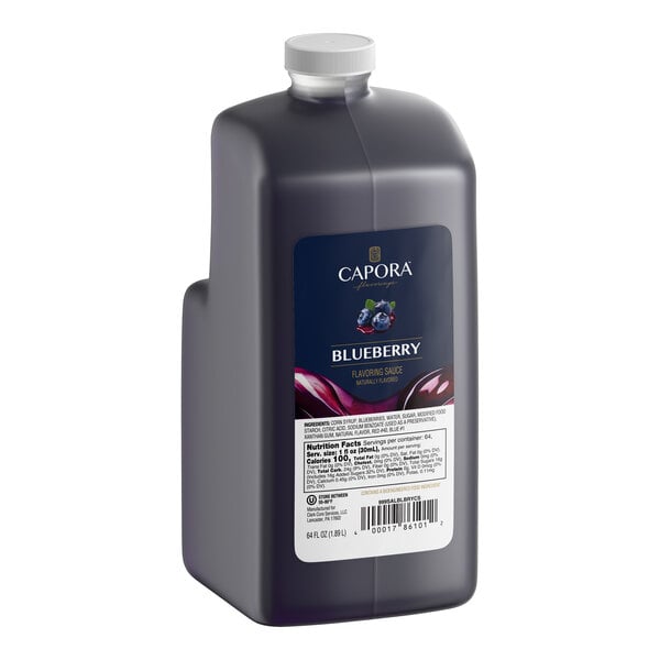 Capora Blueberry Flavoring Sauce 64 fl. oz. - 6/Case