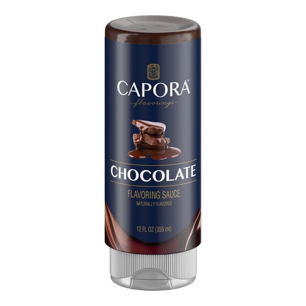 Capora Chocolate Flavoring Sauce 12 fl. oz. - 6/Case