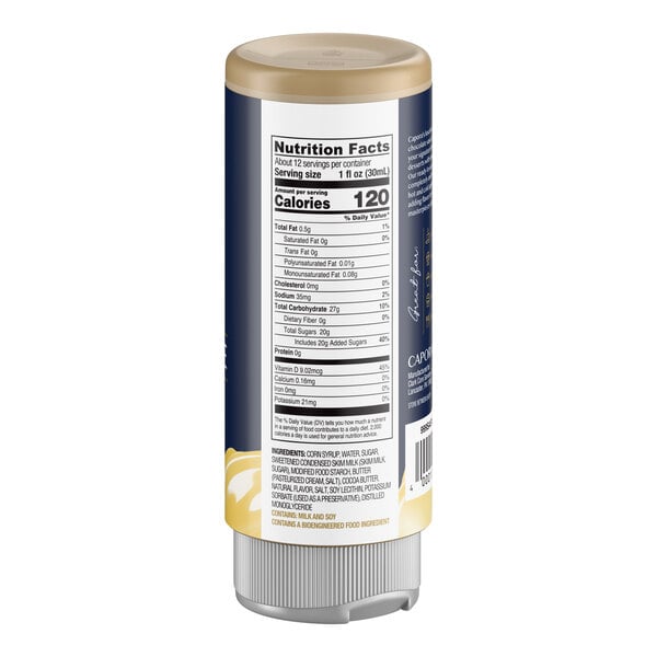 Capora White Chocolate Flavoring Sauce 12 oz.