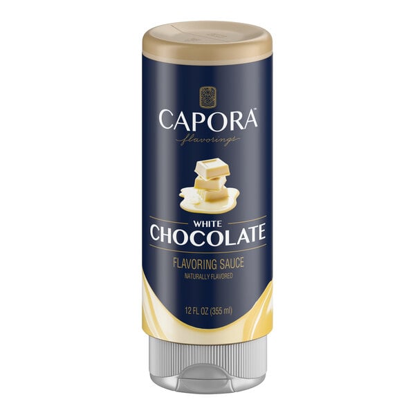 Capora White Chocolate Flavoring Sauce 12 fl. oz. - 6/Case
