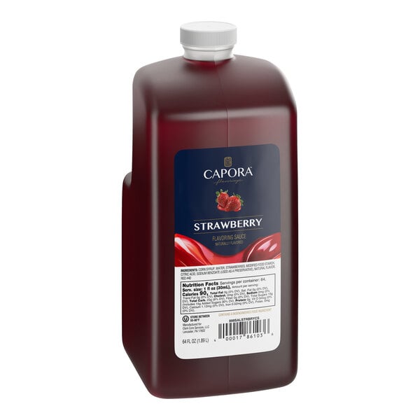 Capora Strawberry Flavoring Sauce 64 fl. oz.