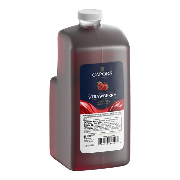 Capora Strawberry Flavoring Sauce 64 fl. oz.