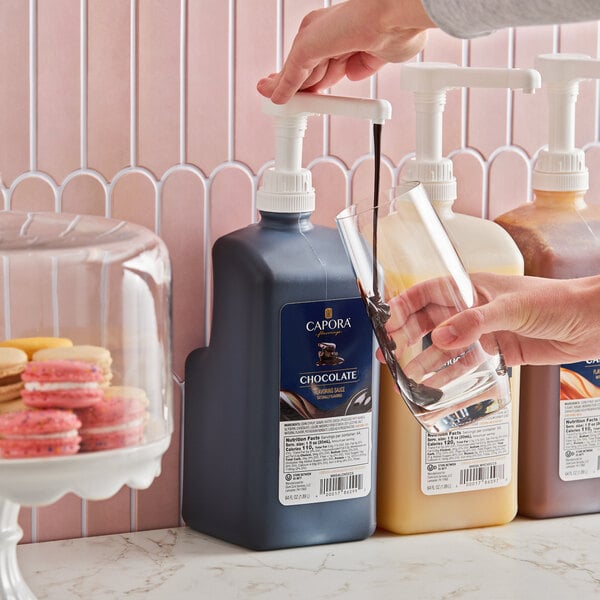 Capora Chocolate Flavoring Sauce 64 fl. oz.