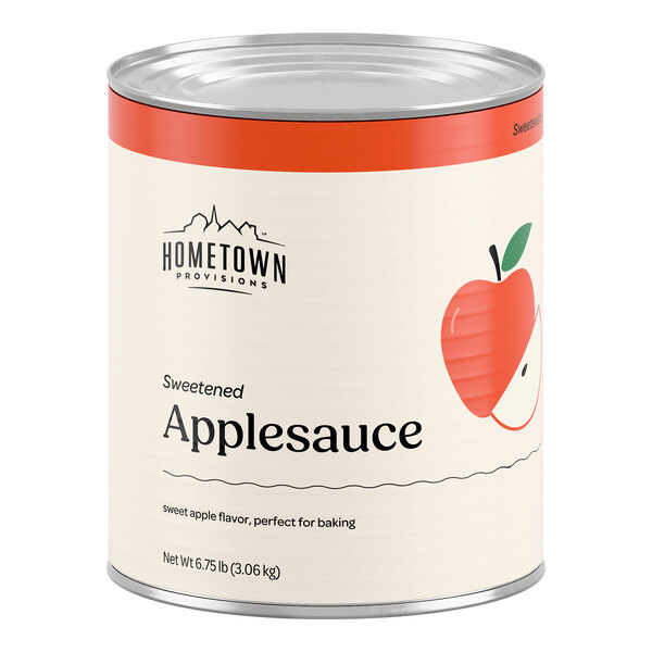Hometown Provisions #10 Can Sweetened Applesauce - 6/Case