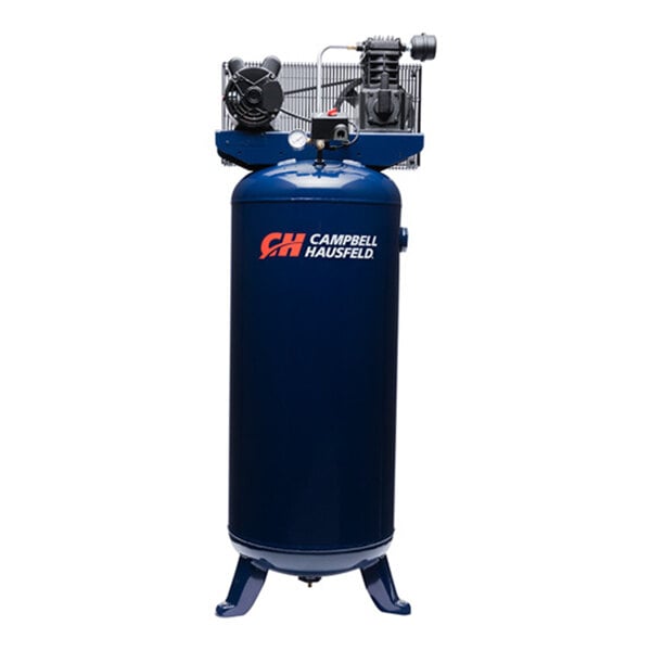 Campbell Hausfeld 60 Gallon 1-Stage Vertical Cast Iron Air Compressor VT6195 - 3 1/5 hp, 240V