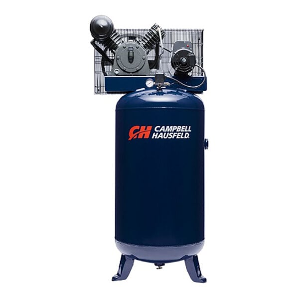 Campbell Hausfeld 80 Gallon 2-Stage Vertical Cast Iron Air Compressor HS5180 - 5 hp, 230V
