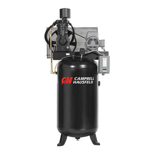 Campbell Hausfeld 80 Gallon 2-Stage Vertical Industrial Cast Iron Air Compressor CE7000 - 7 1/2 hp, 230V