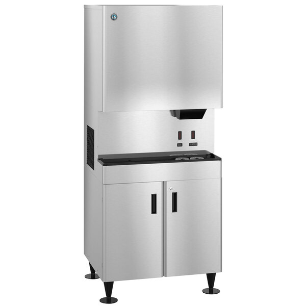 Hoshizaki DCM-700BAK-OS Opti-Serve Air-Cooled Countertop Ice Maker and Water Dispenser - 719 lb.