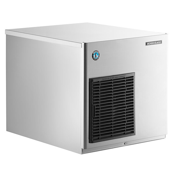 A stainless steel Hoshizaki air cooled flake ice machine from the Slim Line Series.